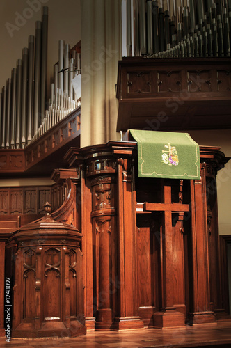 Foto church pulpit