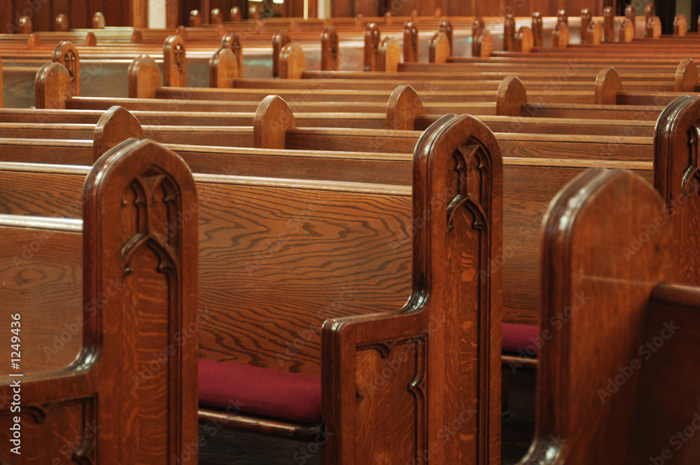 empty church pews Stock Photo Adobe Stock