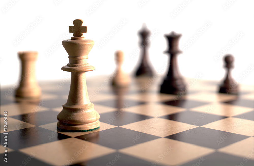 Analysis Chess Game Stock Photo 1129906568