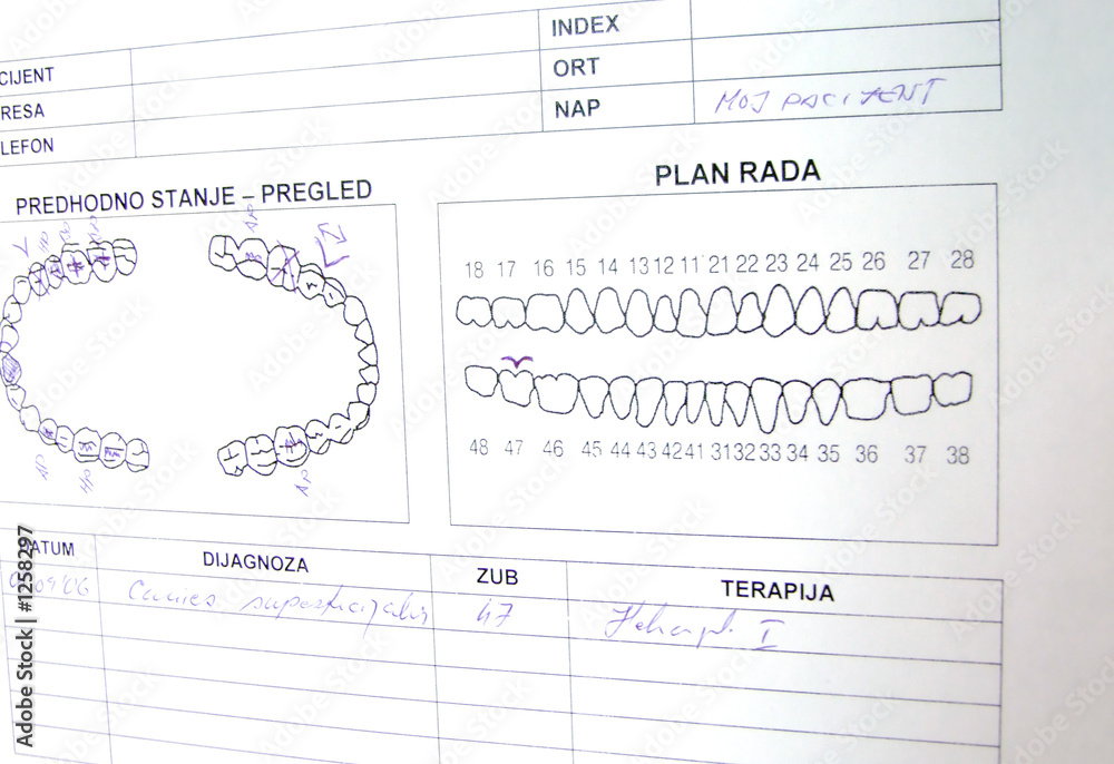 Obraz premium at dentist