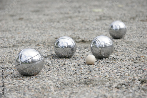 petanque im sommer