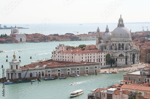 an aerial view of venice