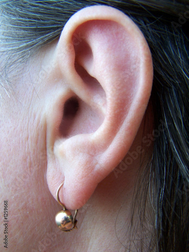 ear of the woman