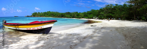 Tableau sur toile winnifred beach, jamaica