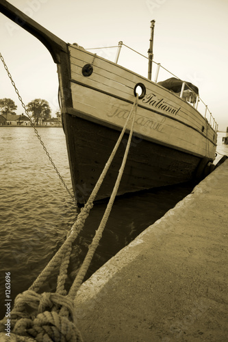 boat on the river side