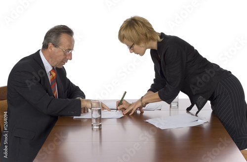 business meeting - sign