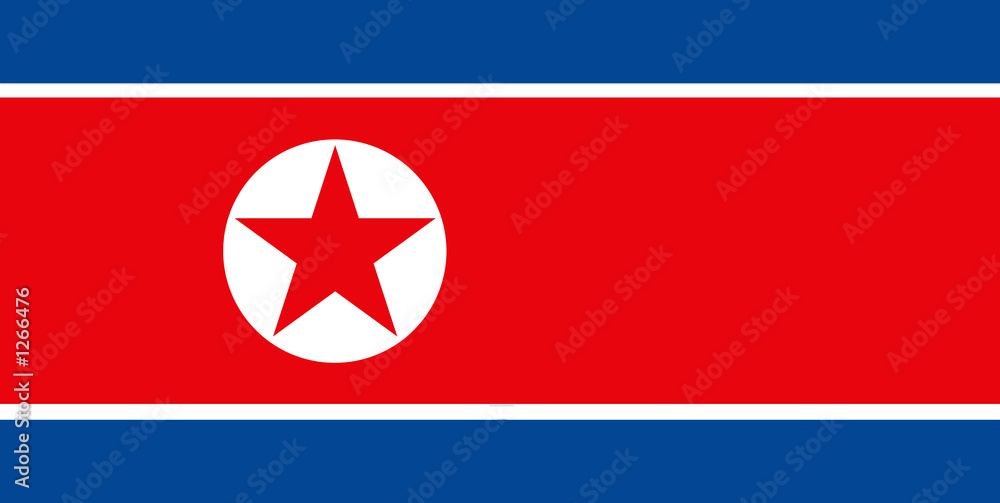 Fototapeta premium flag of north korea