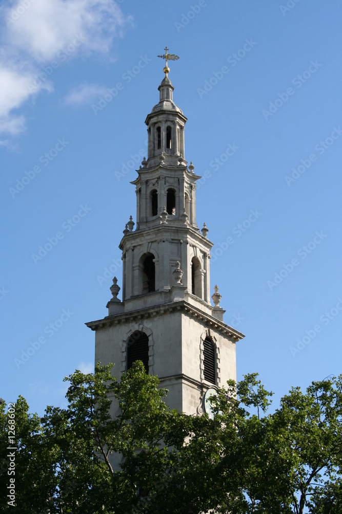 st clement's dane church, strand, london