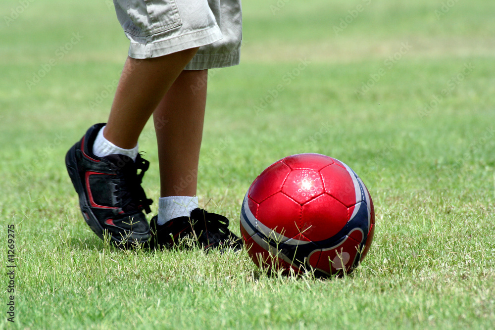 Fototapeta premium kick the ball