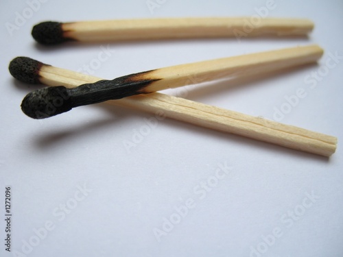 burnt matches