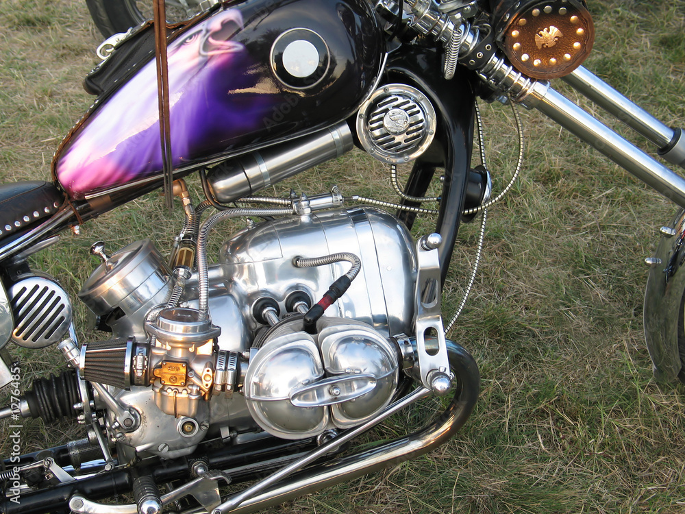 Fototapeta premium chopper `s box machine