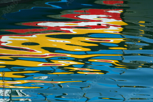 painting in the water