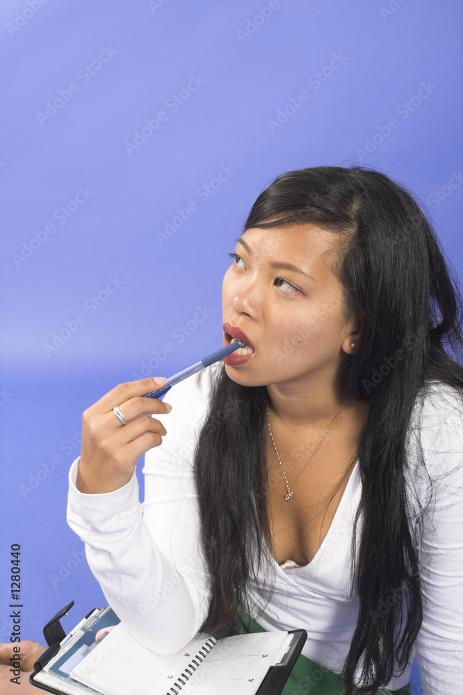girl thinking girl thinking