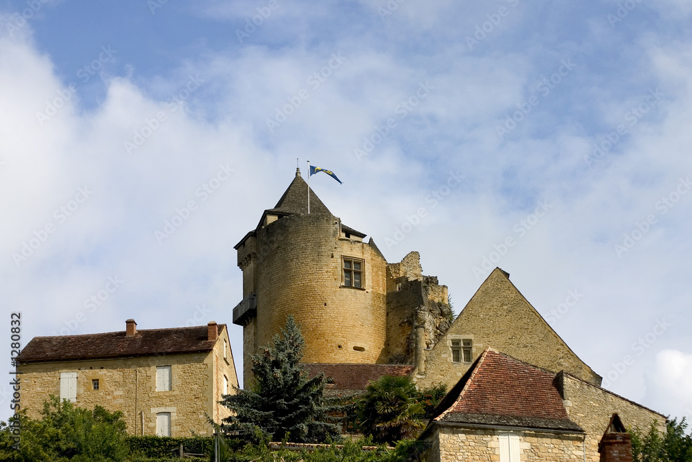 castle of castelnaud, france