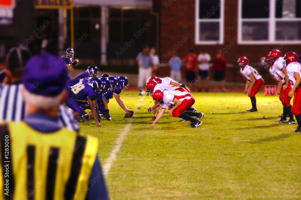 Naklejka premium friday night football