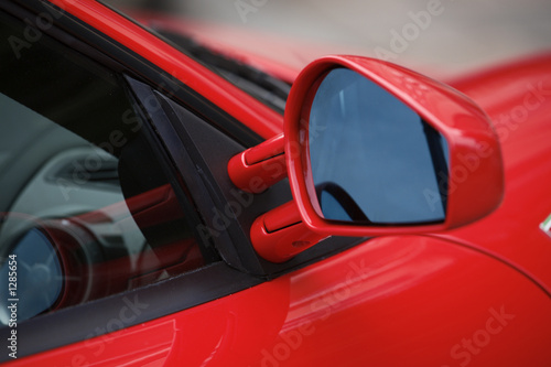 Fotografie, Obraz roter sportwagen - detail