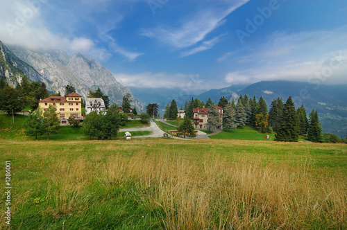 presolana pass landscape