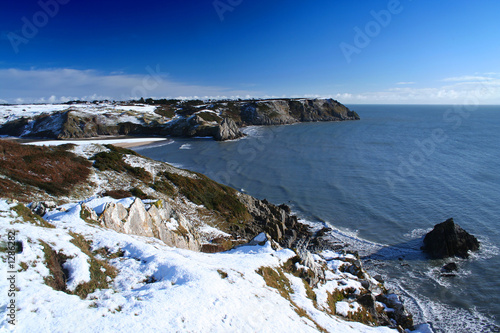 snow at the coast