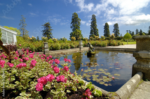 Canvas Print powerscourt house garden (dublin ireland)