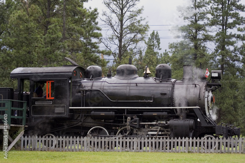 ancient steam locomotive