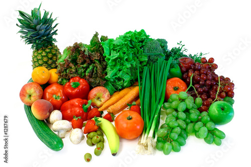vegetables and fruits arrangement 2