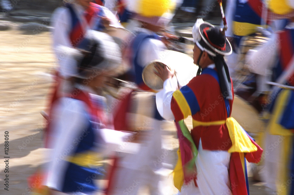 danse traditionnelle, coree du sud