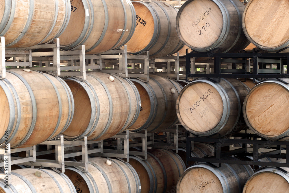 wine barrels