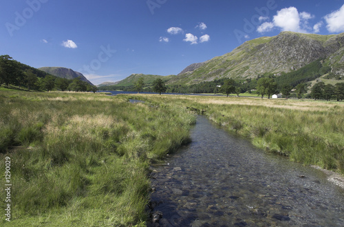 buttermere lake, lake district, uk
