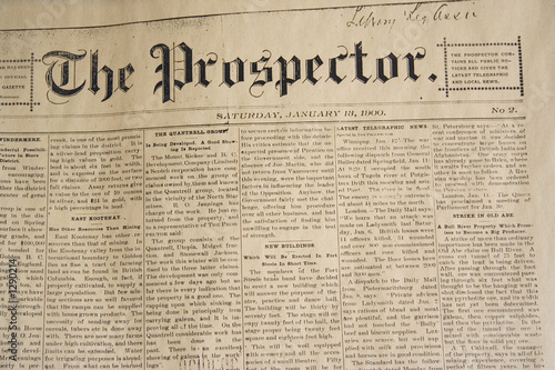antique daily newspaper