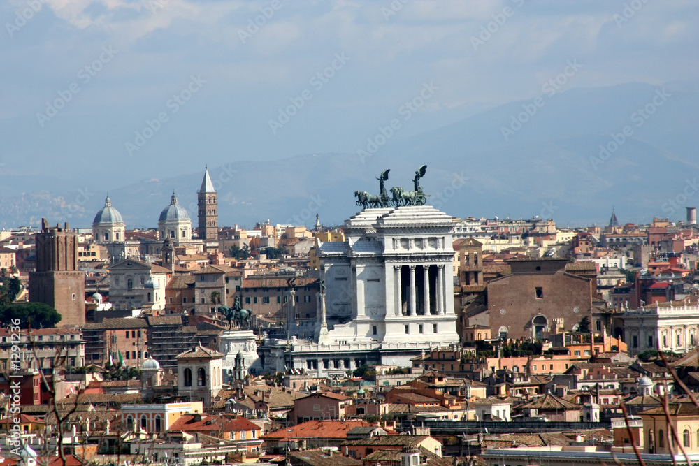 Obraz premium blick über rom
