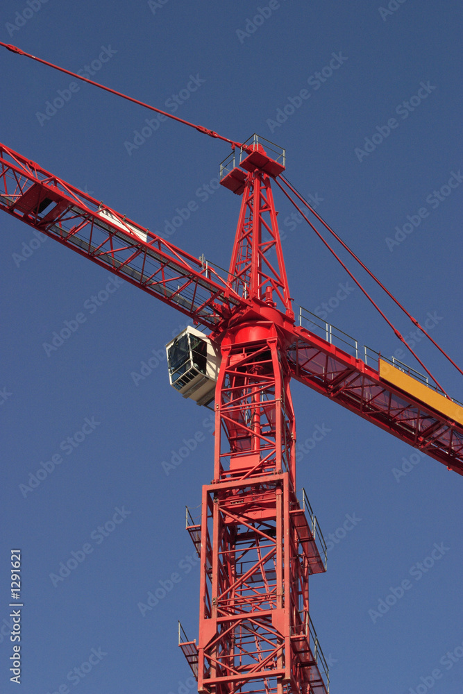 red crane