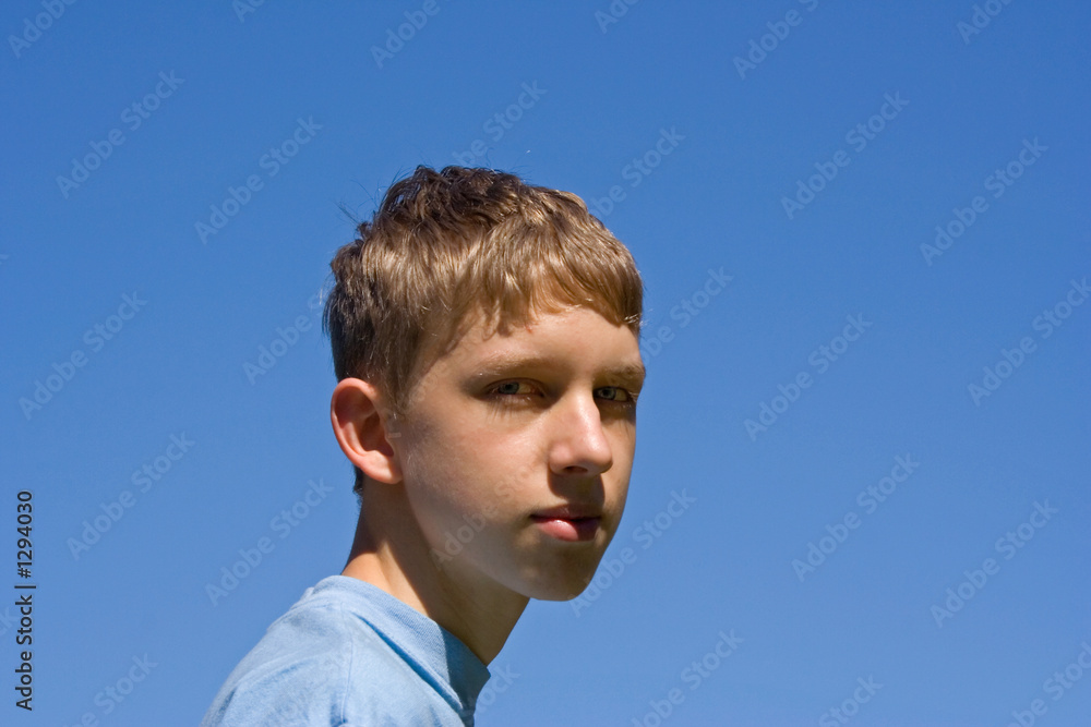 bored teenager