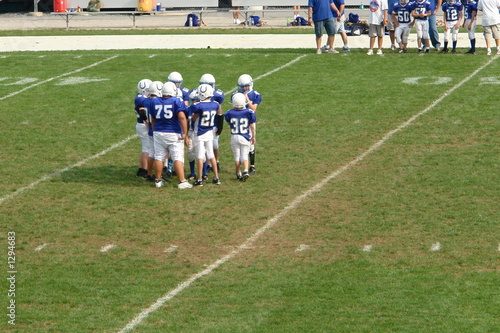 huddled...