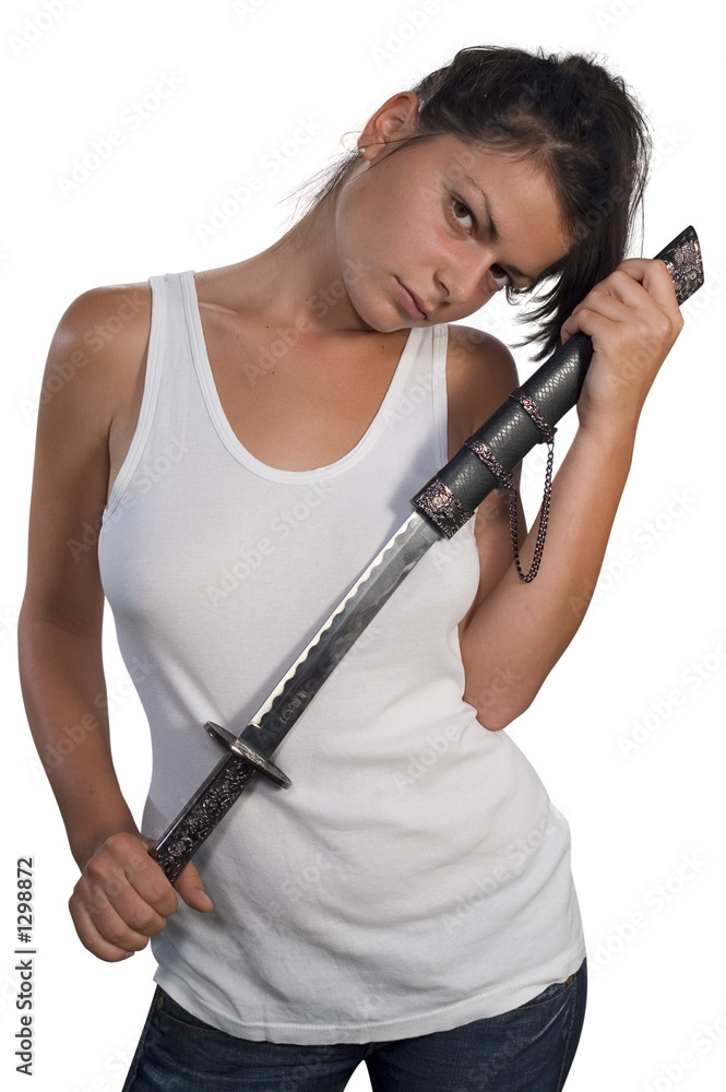 woman with sword woman with sword
