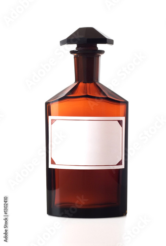 vintage chemical bottle