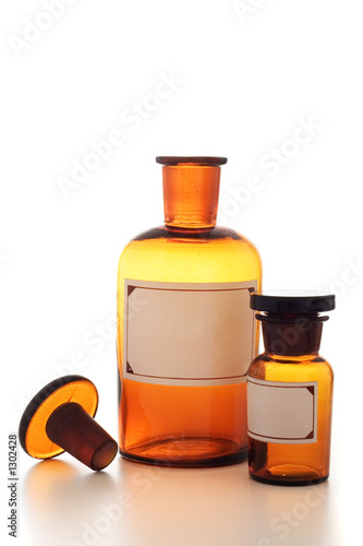 vintage chemical bottle