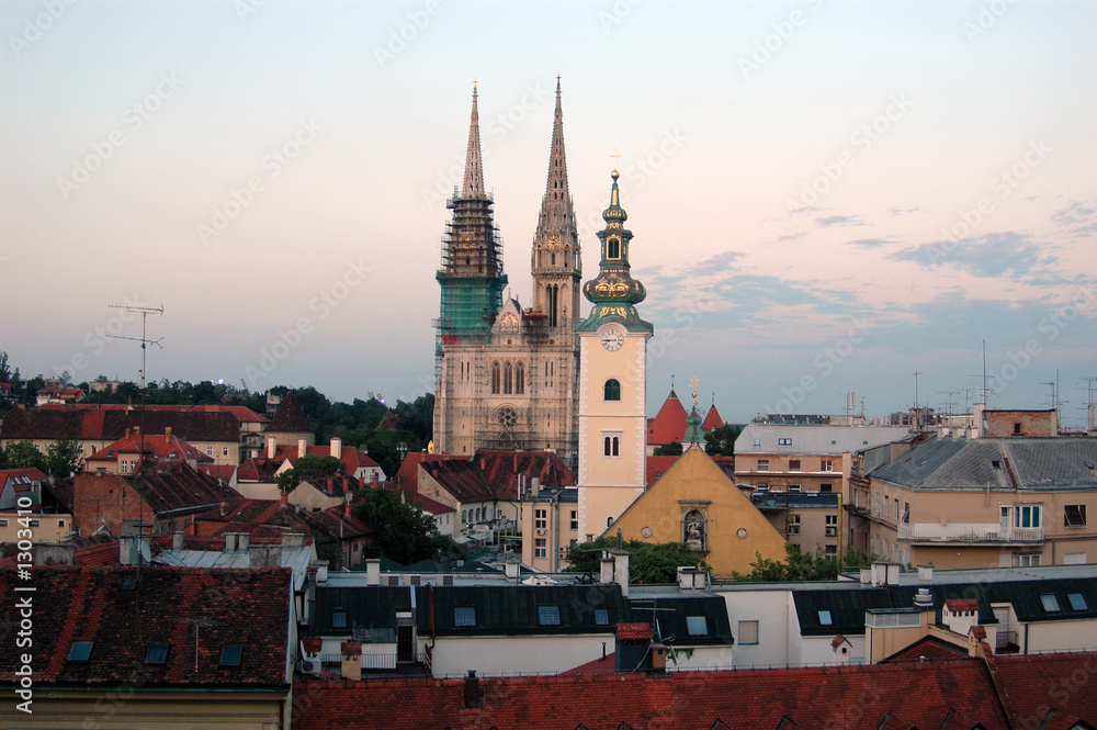 Obraz premium zagreb - croatia