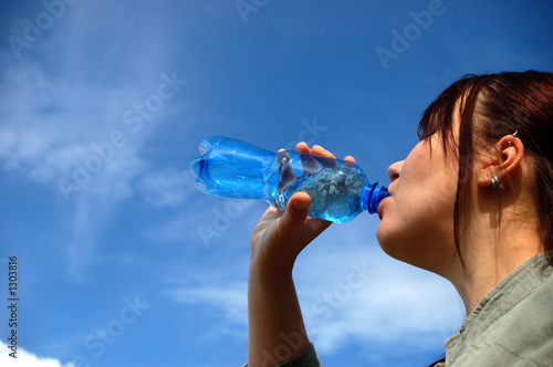 woman drink water #3