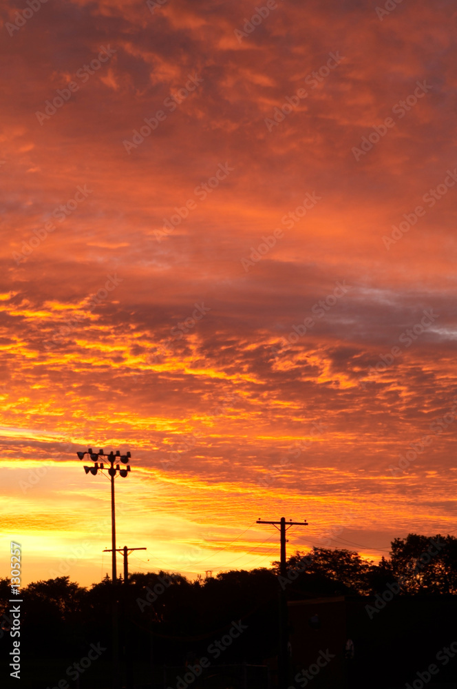 sunrise silhouette