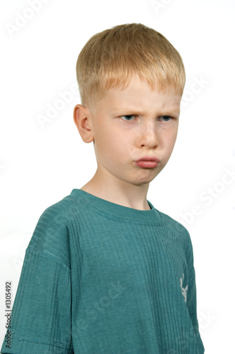 the angry boy.