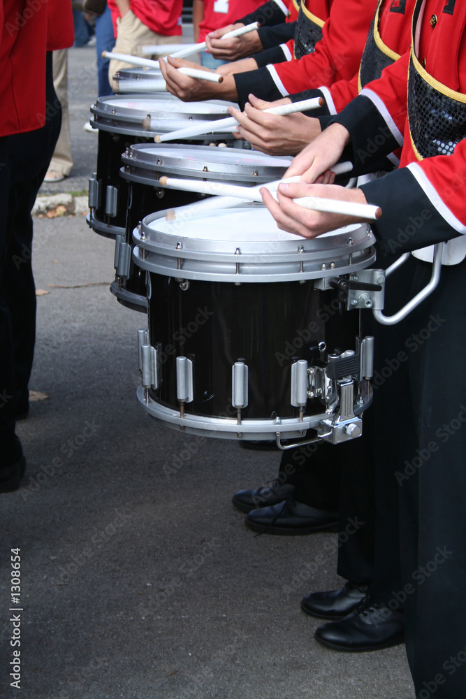 Fototapeta premium marching band drumline