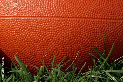 football on grass