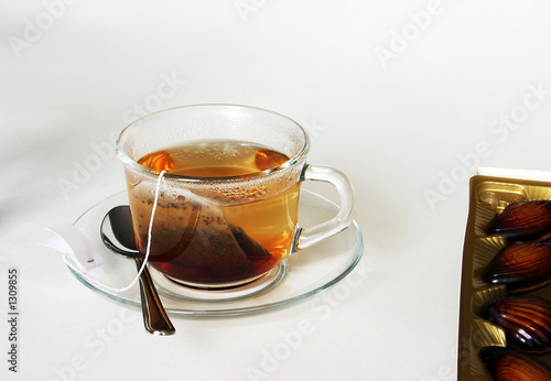 cup of tea and bonbonniere