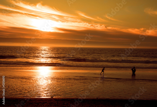 orange ocean sunset © Sherri Camp