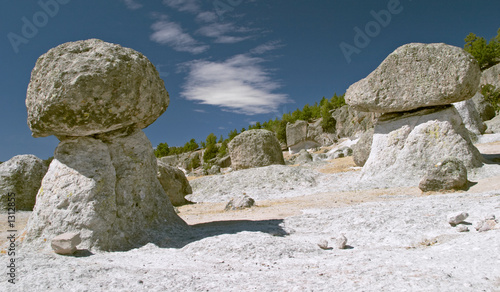 mushroom valley in creel, copper canyon, mexico
