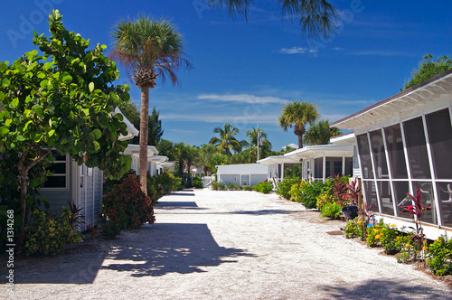 small cottages in a tropical paradise