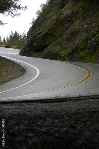 mountain s bend after rain vertical