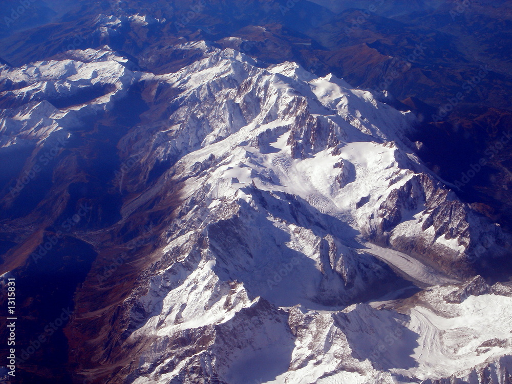 glacier du mont-blanc