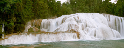 agua azul waterfall