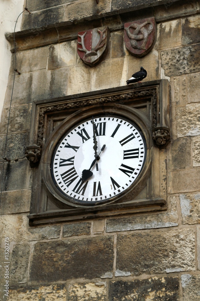 old clock on prague